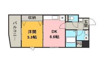 スタンドリバー天神南の物件間取画像